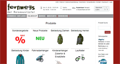 Desktop Screenshot of fernwegs.de